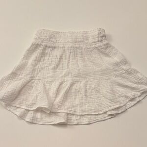 Abercrombie white tiered fit and flare skirt
